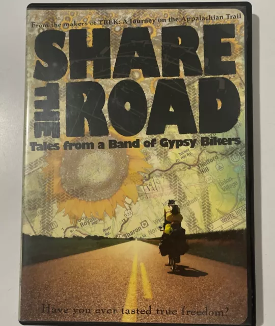 Share The Road Long Distance Biking Documentary Gypsy Bikers DVD Cross Country