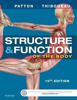 STRUCTURE & FUNCTION of the Body Thibodeau Patton Anatomy Text Book +CD