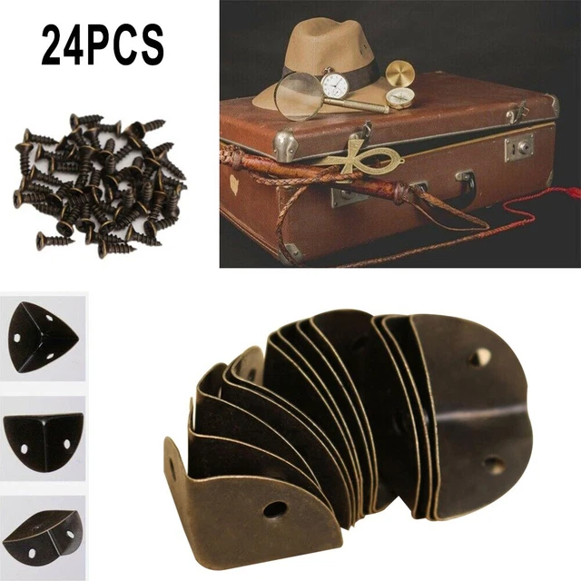 Coin Guards Coin Protecteur Meuble Accessoires Bronze Neuf Rétro Bois Case