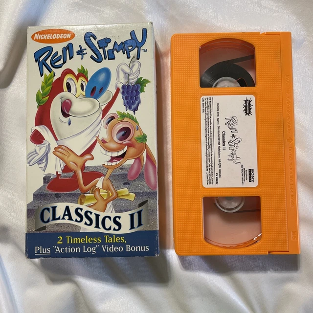 NICKELODEON THE REN AND STIMPY Show The Classics Volume 1 VHS, 1993 3