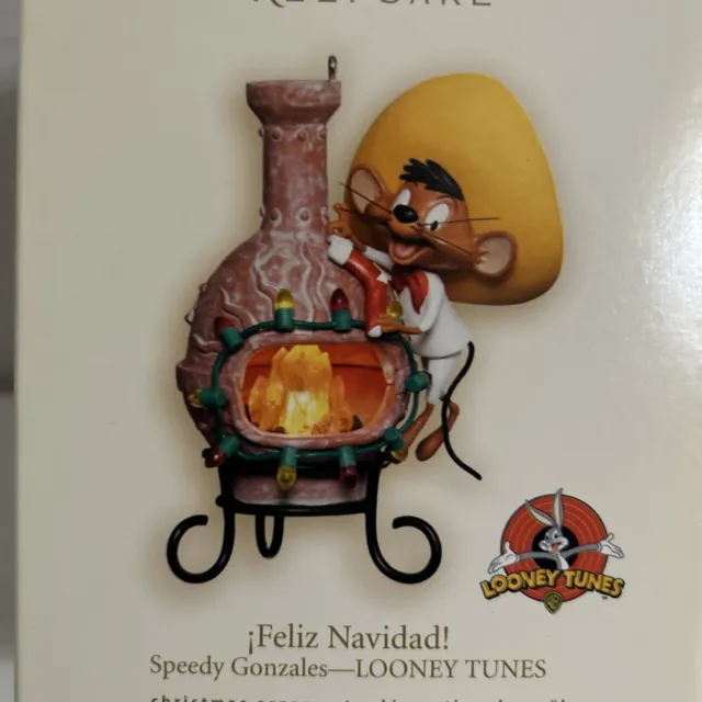 Hallmark Ornament Looney Tunes 2007 Feliz Navidad Speedy Gonzales Christmas