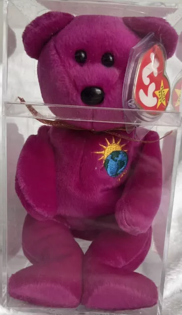 Ty Beanie Baby Bear MILLENNIUM (Millenium)/Errors *MINT* Retired Extremely Rare.