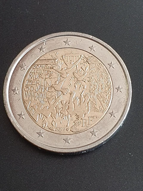 PIECE 2 EUROS COMMEMORATIVE FRANCE 2019 30 Ans de la Chute du Mur de