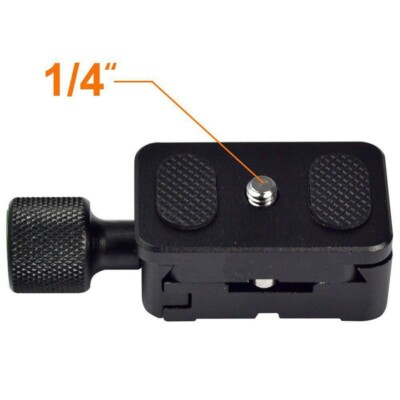 1/4 Mount QR piastra a sgancio rapido 30mm per Benro/Arca Swiss/Treppiede Pinza K30 
