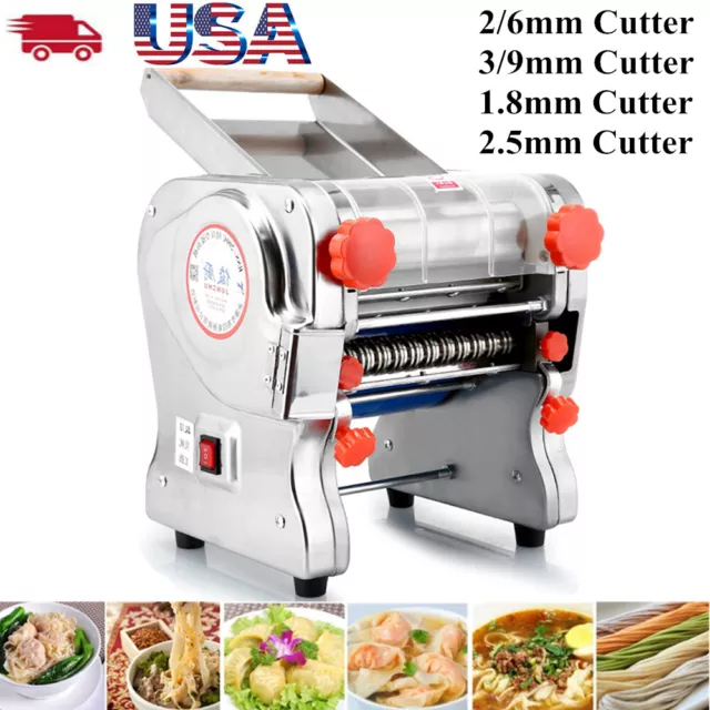 Electric Noodle Machine Dumpling Skin Pasta Press Maker Commercial Home 110V