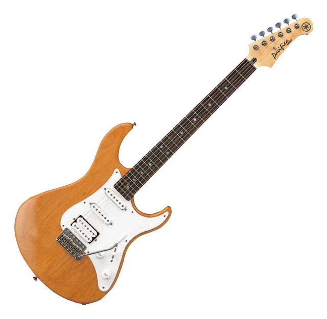 Yamaha Pacifica 112J YNS E-Guitare jaune satin naturel HSS erle érable trémolo