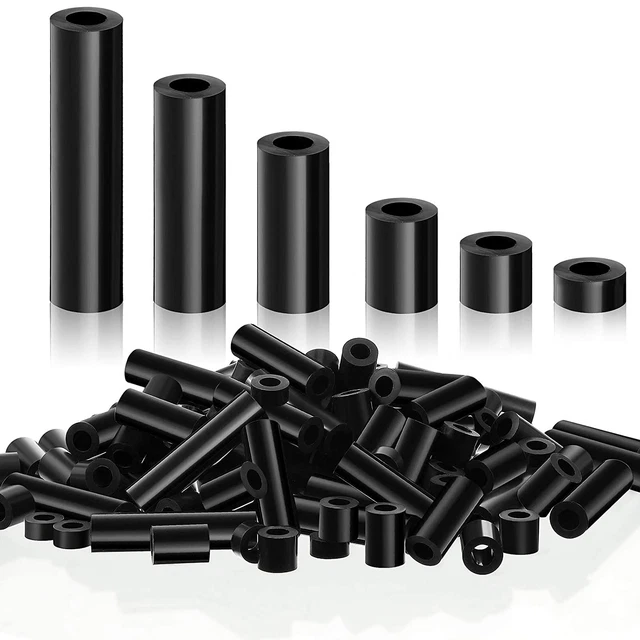 120 Pieces Outlet Screw Spacers Rubber round Spacer for Electrical Screws Switch