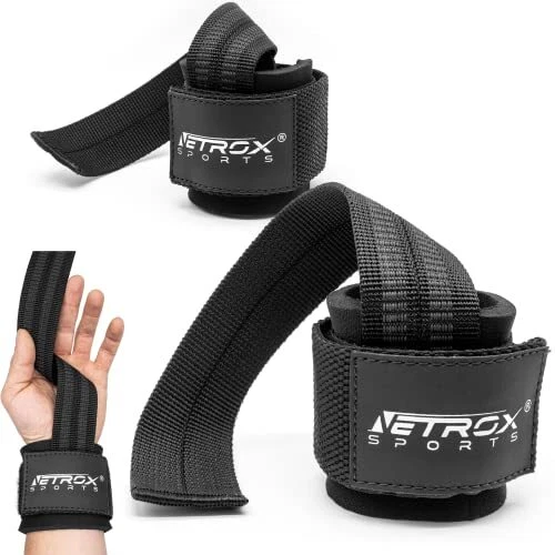 NetroxSports® – Poignées en cuir | Sangles de traction professionnelles avec ...