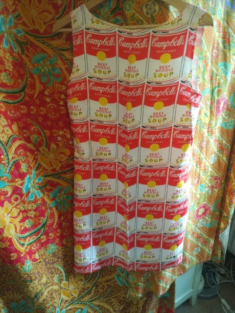 Andy Warhol pepe jeans silk dress sz M