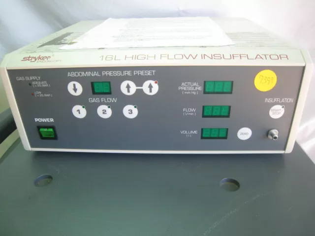 Stryker 16L High Flow Insufflator Parts Unit