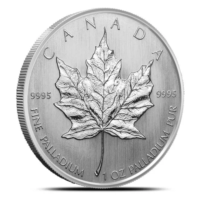 1 oz Canadian Palladium Maple Leaf Coin (Random Year)