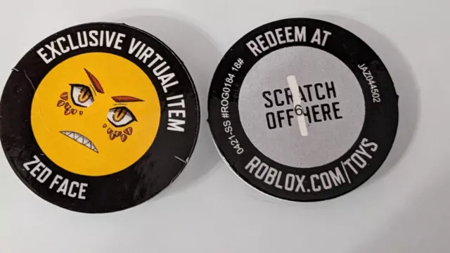 Zed Face Roblox Mystery figure
