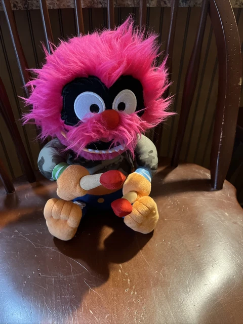 Disney Jr Muppet Babies Rockin Animal Plush Toy Stuffed Doll Drums Sings/Moves
