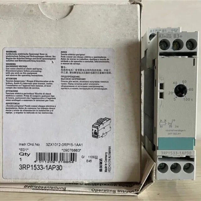 200-240V 3RP1533-1AP30 Time Delay Relay For Siemens