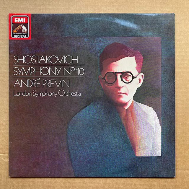 HMV ASD 4405 - SHOSTAKOVICH  SYMPHONY NO.10 - ANDRE PREVIN LP 1983 - nice clean