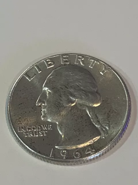 1964 Washington Quarter Gem Proof 90% Silver