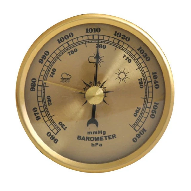 70mm Weather Station Air Pressure Gauge Predict Weather Accurately Portable