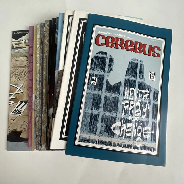 Cerebus Aardvark Comic Book Set Bundle Lot 64-77