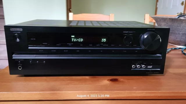 Onkyo TX SR313 5.1 Channel 120 Watt Receiver - Used/For Parts Only!