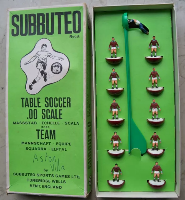 Subbuteo Team Burnley (Eng) Hw Ref N.170 Players And Long Box Great Conditions