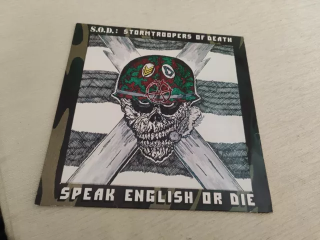 Stormtroopers Of Death 'Speak English Ir...' Vinyl Roadrunner Original