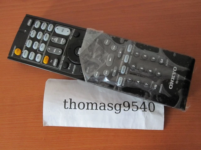 Télécommande de remplacement pour récepteur AV Onkyo HT-R593 RC-745M RC