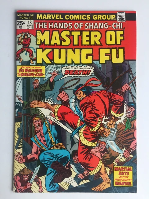 Master of Kung Fu #18  VF/NM  1st App of Dahar  Paul Gulacy's work on title 1974