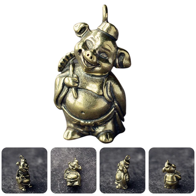 3 Pcs Charms Success Key Ring Bag Pendant Car Keys Keychain Manual 8