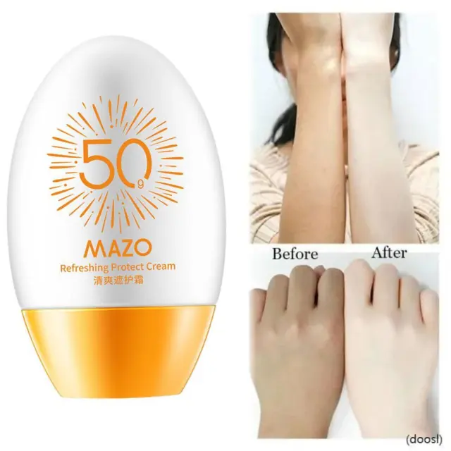 1 crema solare SPF50, idratante viso/corpo intero 50 g - sbiancamento O7O4