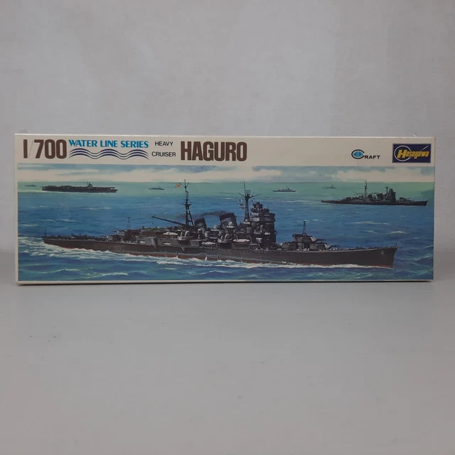 JAPAN HEAVY CRUISER Haguro Hasegawa WWII Model Ship Building Kit Craft