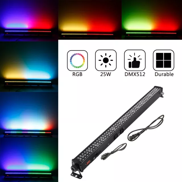 Wall Wash Bar Light DMX512 144 LED RGB 3in1 DJ Party Disco Stage Show Display