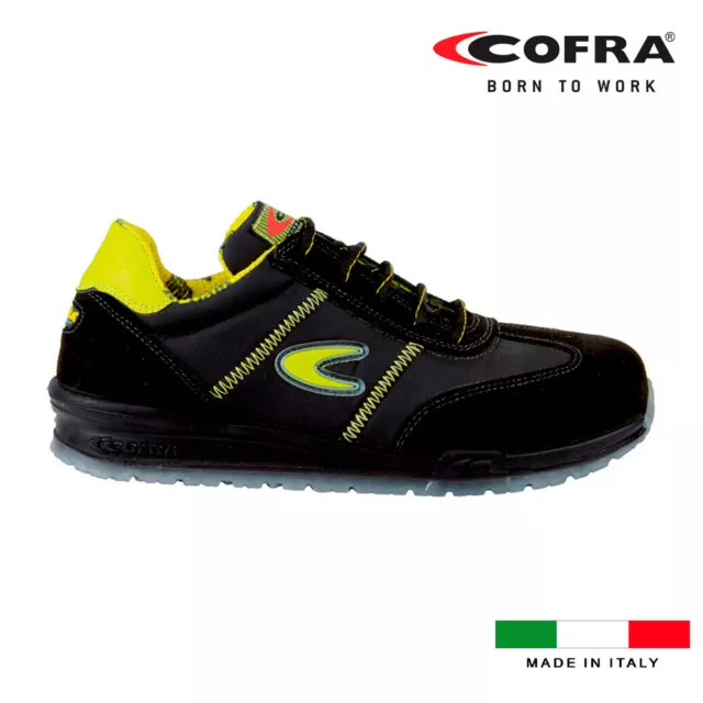 COFRA OWENS MEN WOMEN Safety Shoes Owens S1 P SRC Size 44 in Black Yellow 44 EU EUR 95 77 PicClick FR
