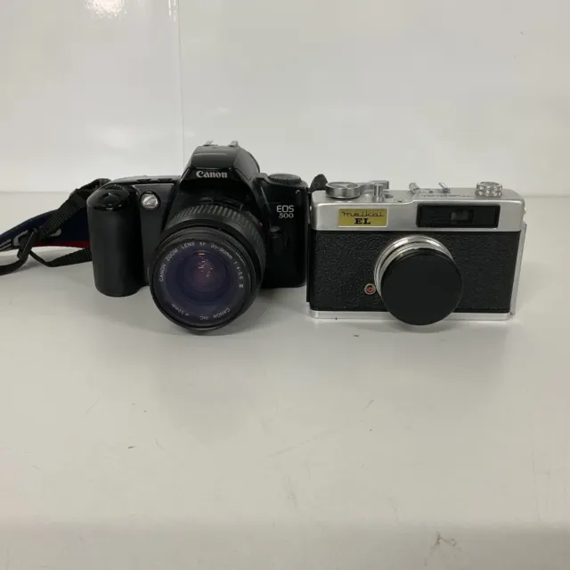 Canon and Meikai Camera Bundle - untested, parts only (C1) W#663