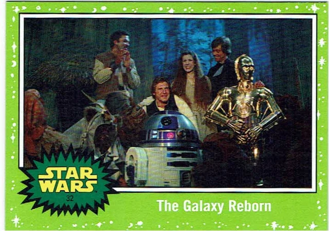 Star Wars Journey to the Rise of Skywalker Topps Green Parallel Base Card #32