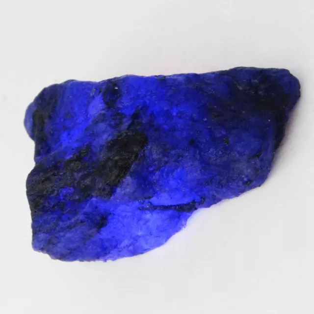 344 Ct Natural Blue Sapphire Rough Earth Mined Certified Rare Loose Gemstone