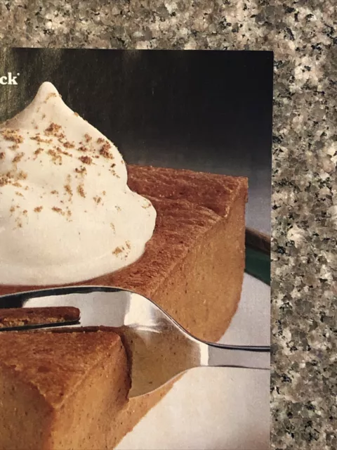PRINT AD 1981 Bisquick Buttermilk Baking Mix Impossible Pumpkin Pie Recipe 3