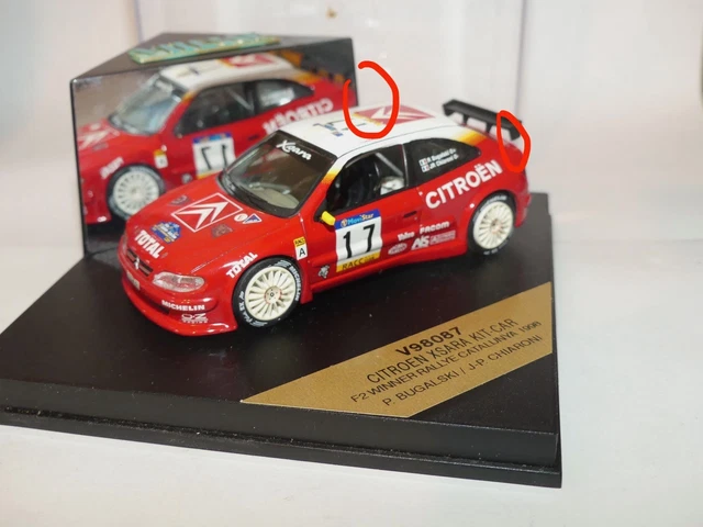 CITROËN Xsara Kit Car N°1 – Rallye Du Var 1998 – Bugalski – Vitesse 1/43 – Collection Neuve En Boite