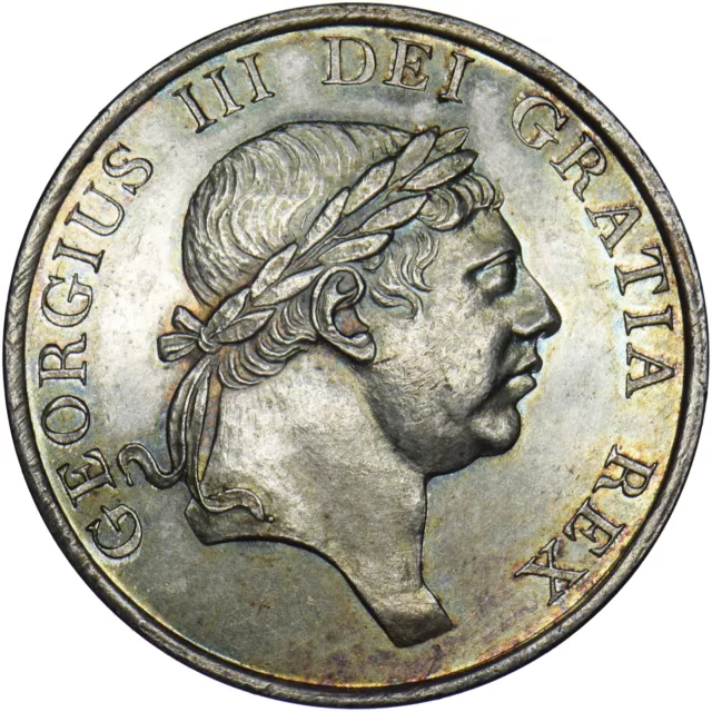 1812 3 Shillings Bank Token - George III British Coin - Very Nice