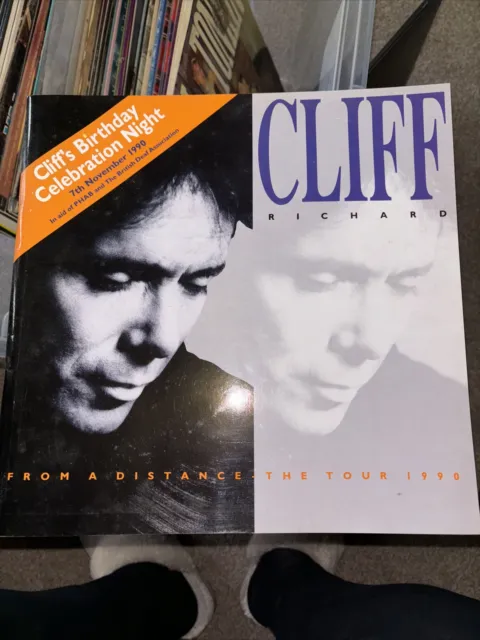 Cliff Richard From A Distance the Tour Programme 1990 Vintage UK