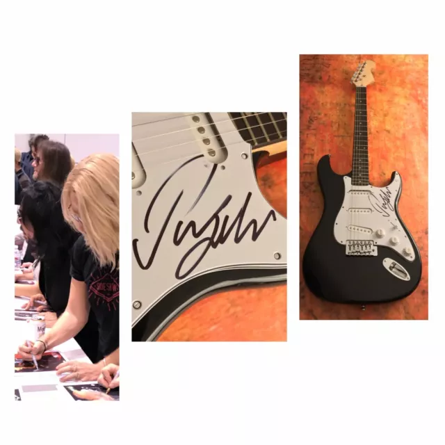 GFA Judas Priest Guitarist RICHIE FAULKNER Signed Electric Guitar PROOF COA
