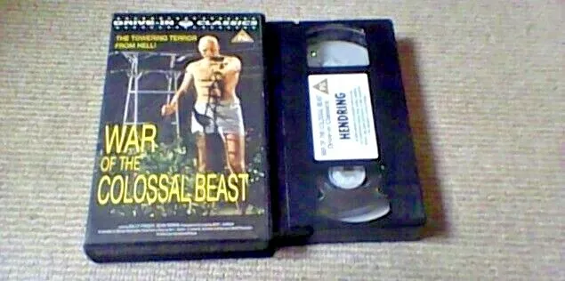 WAR OF THE COLOSSAL BEAST UK PAL VHS VIDEO 1989 Drive-In Classics Bert I. Gordon