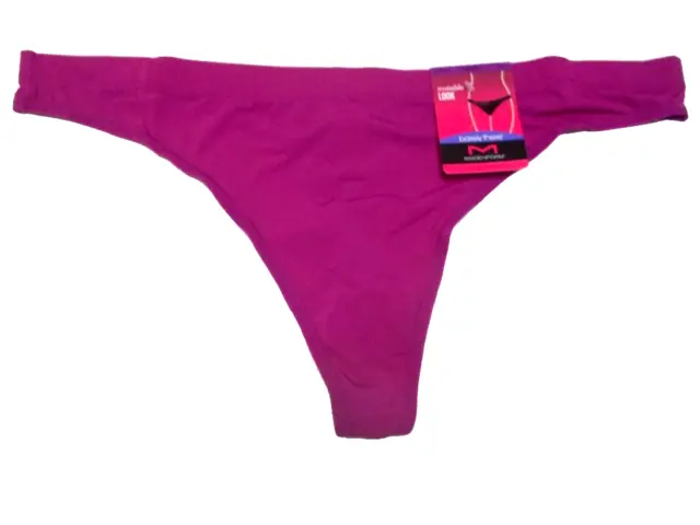 MAIDENFORM~DMBTTG~Razzleberry Barely There Invisible Look Thong 2XL 9