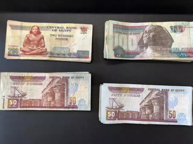 Egyptian Pounds (EGP) 5,900  Apprx £98  left over holiday money LOT:2104-432