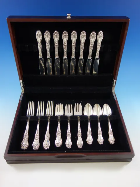 Lily by Frank Whiting Sterling Silver Flatware Set 8 Service 32 pcs 2