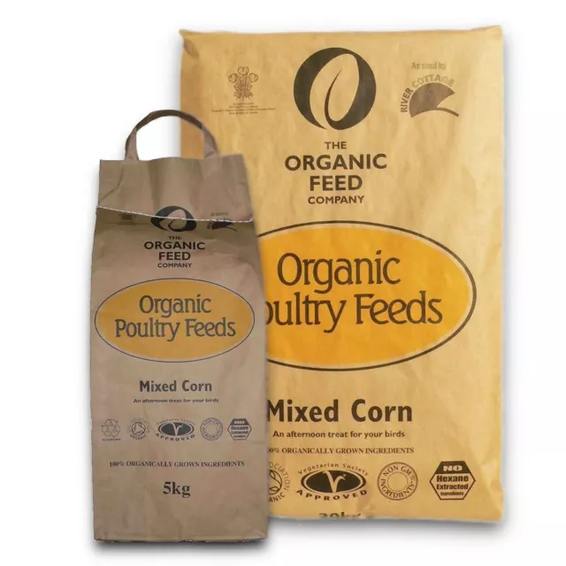 Allen & Page Organic Mixed Corn 5kg/20kg Poultry Feed Non GM Ingredients