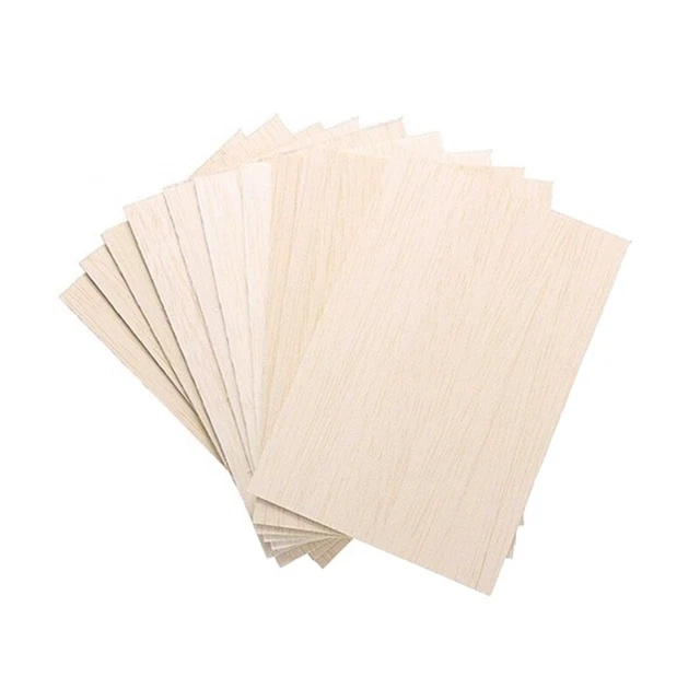 10 Pack Unfinished Wood Sheets,Balsa Wood Thin Wood Board for House AircrafK4