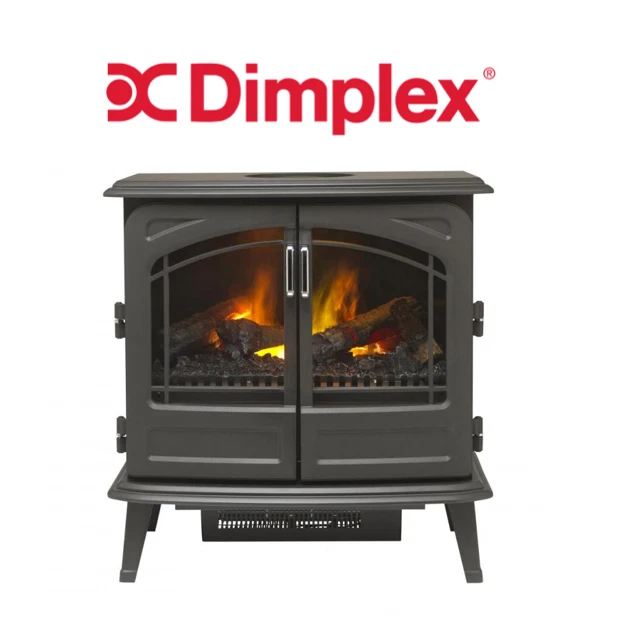 DIMPLEX OPTIMYST 2kW Electric Stove, Matt Black (RRP £865.00) £