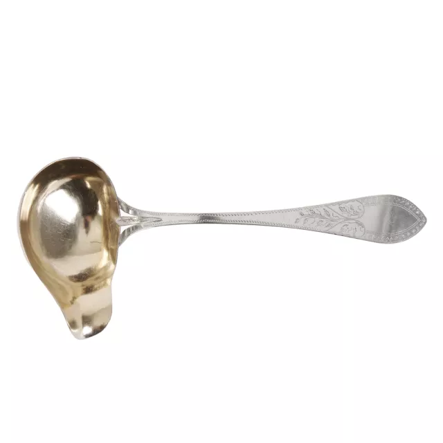Silver serving spoon, HB, Europe, first half of 19th century