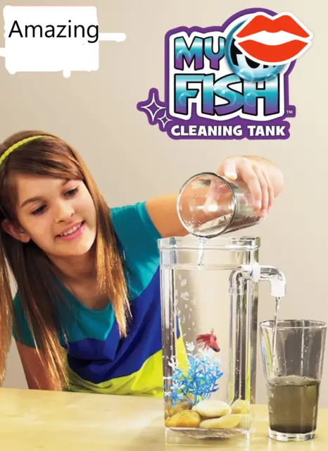 Birthday gift best for kid My Fun Fish Self Cleaning Tank Complete Aquarium Set