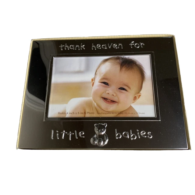 Carter's Child Of Mine “Thank Heaven For Little Babies” Silver Tone Photo Frame